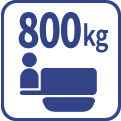 最大作業能力800